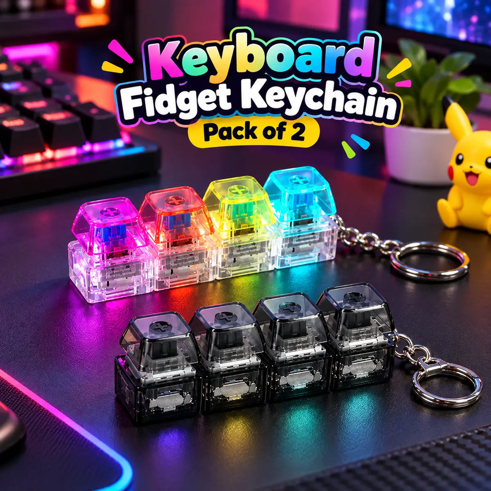ClickPop™️ – The Mini Light-Up Fidget Keychain ✨ More